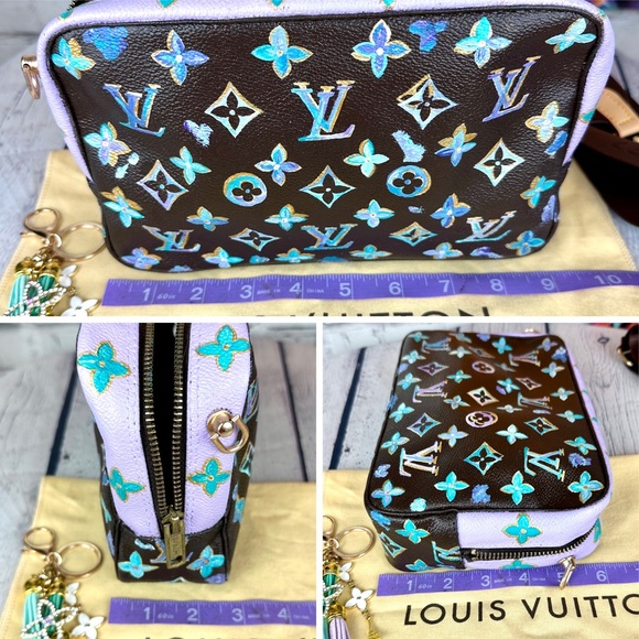 Louis Vuitton Trousse 23 Pouch Crossbody CUSTOM with dust bag and bag charm - Picture 16 of 16